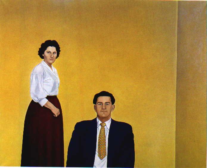 NAI (MY PARENTS), r.2000, olej, pltno, 150/120cm